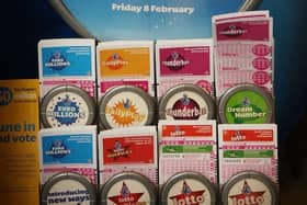 A married woman in her 50s from Surrey has won £70,000 after receiving a Sapphire 7’s Doubler scratchcard as a gift. Picture by Peter Macdiarmid/Getty Images