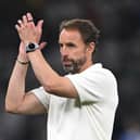England coach Gareth Southgate applauds the fans after England had lost 2-1 to Spain during the UEFA EURO 2024 final