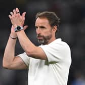 England coach Gareth Southgate applauds the fans after England had lost 2-1 to Spain during the UEFA EURO 2024 final