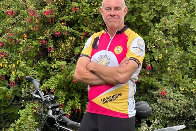 John Starns is taking on Cycle 274 in aid of Brain Tumour Research