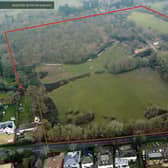 Aerial of the site from the south-west, Blundel Lane. (Credit: Mac Mic Strategic Land/Elmbridge Borough Council Planning Documents)
