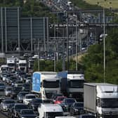 The M25 will be shut for a full weekend for the second time this year as work on the Junction 10 improvement scheme continues. Picture by JUSTIN TALLIS/AFP via Getty Images