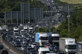 The M25 will be shut for a full weekend for the second time this year as work on the Junction 10 improvement scheme continues. Picture by JUSTIN TALLIS/AFP via Getty Images