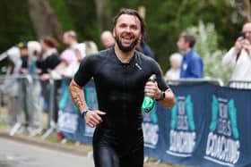 Participant running