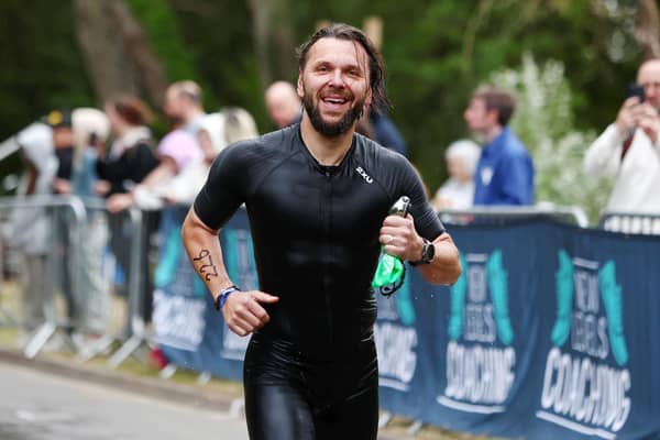 Participant running