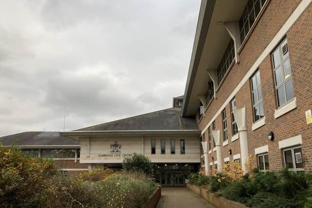 Elmbridge Civic Centre, where Elmbridge Borough Council is based. Photo credit Emily Coady-Stemp, LDR. Approved for use.