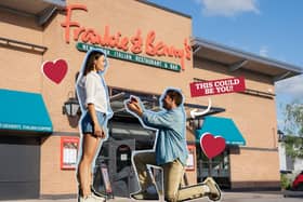 Frankie and Benny's proposal. Picture: submitted