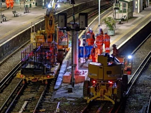 The Brighton Main Line will be closed between Purley and Gatwick Airport for planned engineering work on January 20 and 21. Picture courtesy of Govia Thameslink Railway