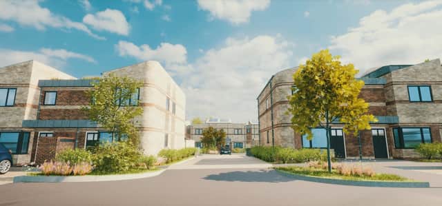 View into the site from Hawarden Rd (Credit: Tandridge District Council/Mackellar Schwerdt Architects LLP)