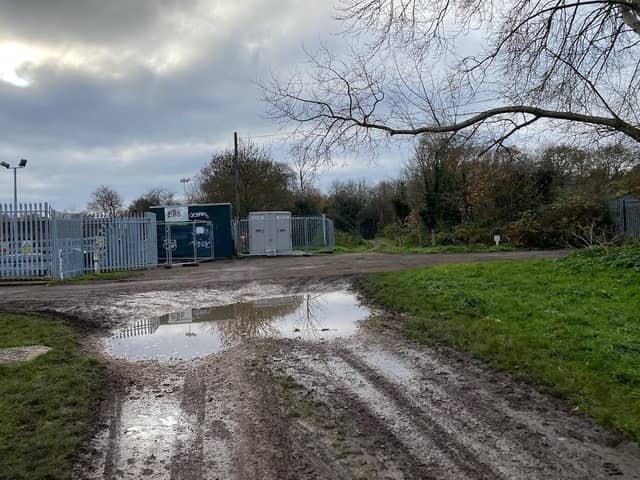 Surrey County Council's recommended safe route to Esher High School. Pictures by Plamena Naydenova