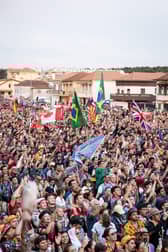 9000 Scouts gather from around the world at the World Scout Moot in Portugal.
