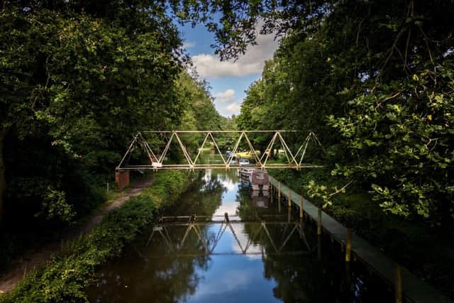 The Inglis Pyramid Bridge near Aldershot is now Grade II listed.