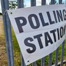 Polling station sign. Picture taken by LDR. Permission for use by all partners.