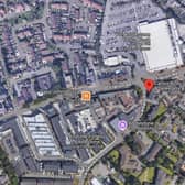 Officers were called to Carlos Barber Shop on Garfield Road at the junction with Station Road following reports that a man in his 30s had been assaulted. Picture courtesy of Google
