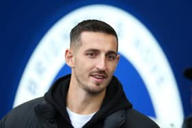 Lewis Dunk has withdrawn from the England squad ahead of the upcoming Euro 2024 qualifying games. (Photo by Steve Bardens/Getty Images)