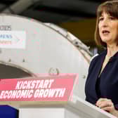 British Chancellor Rachel Reeves delivers a speech on economic growth for Britain at Siemens Healthineers on January 29, 2025 in Eynsham, England. (Photo by Peter Cziborra - WPA Pool/Getty Images)