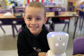 Life-enhancing robots are helping Surrey children who have cancer. Picture: Chartwell Cancer Trust
