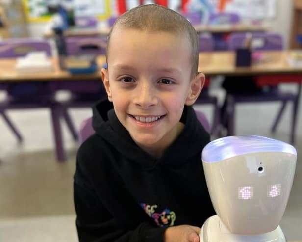 Life-enhancing robots are helping Surrey children who have cancer. Picture: Chartwell Cancer Trust