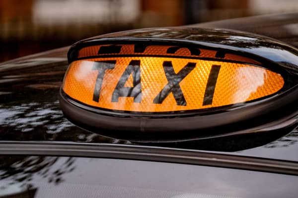Taxi. Copyright-free image