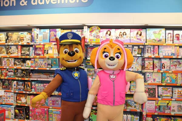 The Paw Patroller and Chase will be at The Entertainer in Staines