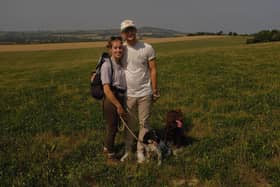 Rachel Dodsworth and partner Louis Assheton will be walking 100 miles for charity.