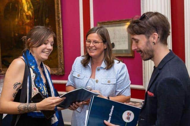 Michelle Ovens CBE, Founder of Small Business Britain, with entrepreneurs at the launch of the Willow Review final report. The Green Growth Programme feeds into the Review’s call for expanded green skills training across the UK