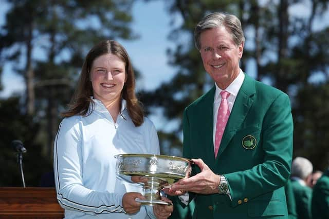 England Women’s star Lottie Woad has become the first Englishwoman to win the Augusta National Women’s Amateur. Picture by Leaderboard Photography