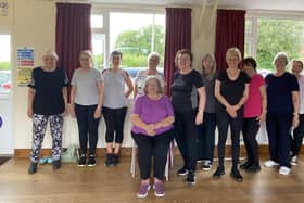The first free fitness class at Oakwood Hill Village Hall
