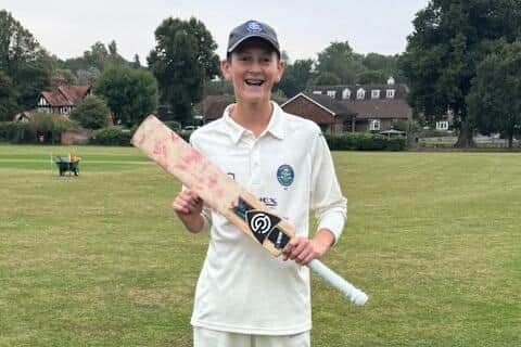Henrick Cook made 87 not out for Horley 3rds.