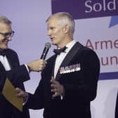Jeremy Vine returned to host the 14th annual Soldiering On Awards with Minister for Veterans and People, Alistair Carns OBE MC MP