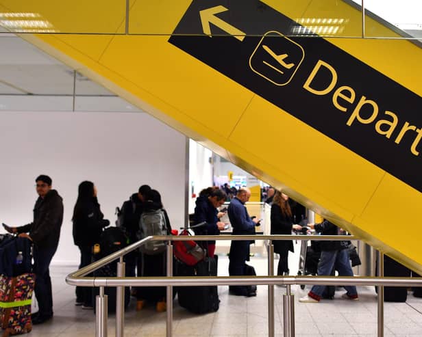 London Gatwick baggage screeners will strike over pay in late August, including over the bank holiday, Unite, the UK’s leading union, have said. Picture by BEN STANSALL/AFP via Getty Images