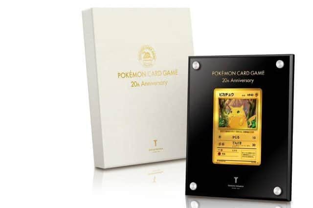 Part of a collaboration of the The Pokémon Company and Japanese jeweller Tanaka Kikinzoku Jewelry