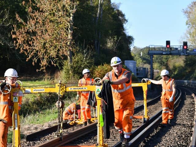 Vital engineering work is taking place this Sunday (January 12) between Gatwick Airport and East Croydon, meaning that there will be no trains running between East Croydon and Gatwick Airport, or stations in between South Croydon and Gatwick Airport, including Redhill. Picture courtesy of Network Rail