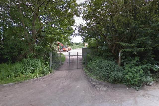 Entrance to former Chalk Pit Depot, Greater Bookham. (Credit: Google street view)