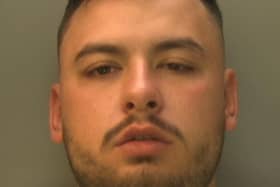 Jailed Crawley thief Ronnie Beckett, 22, pleaded guilty to nine charges. Photo: Sussex Police