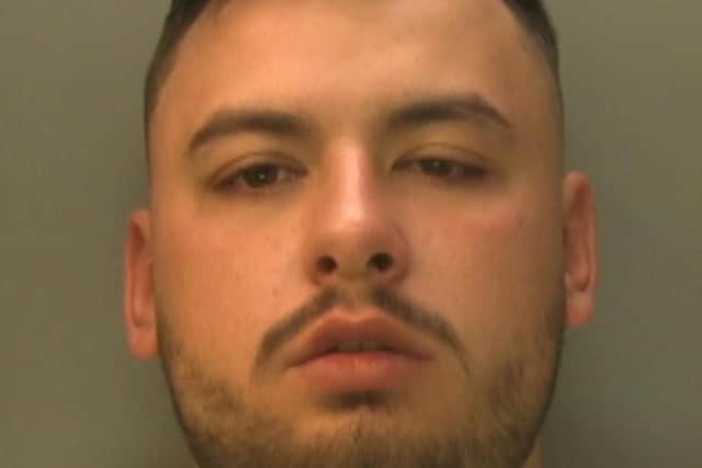 Jailed Crawley thief Ronnie Beckett, 22, pleaded guilty to nine charges. Photo: Sussex Police