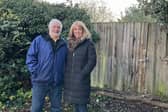 Neighbour Sid (right) and Debbie Ransome (left) who live down the street and oppose the development. (Credit: Emily Dalton/LDRS)
