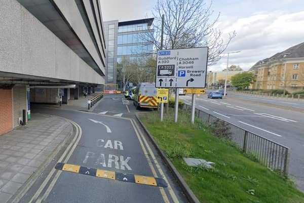 Outside Victoria Way car park, Woking. (Credit: Google street view)