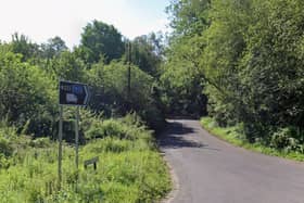 View of Ford Road from Lucas Green Road, Bisley. (Credit: Google Street View)