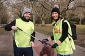 McDonald's team in Southampton litter picking in the community