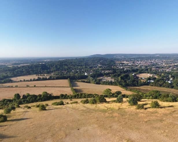 View from Box Hill, Surrey National Landscape. (Credit: Google Street View)