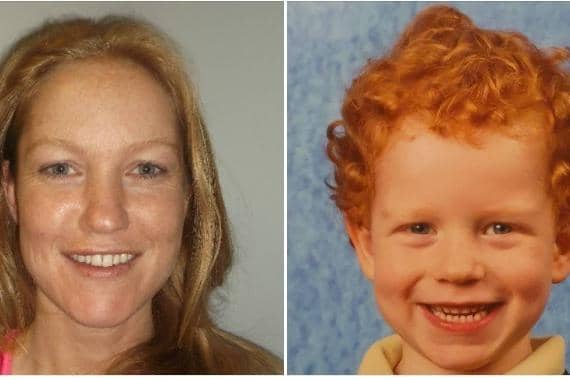 Officers are ‘urgently seeking to locate’ Nina and her son Finley, who 'may have travelled from the Horsham area'