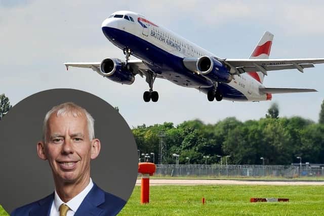 Horsham MP John Milne opposes Gatwick's Northern Runway plan