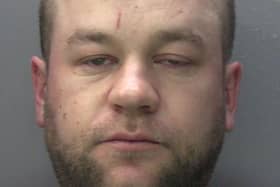 Michael Chennell, 33, of Barker Road in Chertsey, was sentenced at Guildford Crown Court on Tuesday (May 14). Picture courtesy of Surrey Police