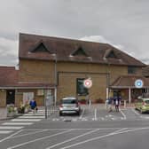 Hersham Green Shopping Centre. From Google Street View