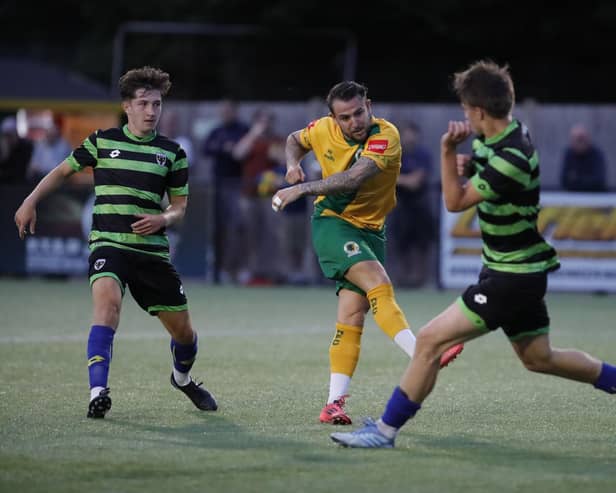 Horsham FC picked up their first win of pre-season after a thoroughly entertaining nine-goal encounter with AFC Wimbledon under-19s.