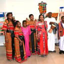 Members of the community enjoying last years Diverse Crawley exhibition.