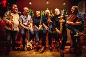 Blowzabella is a unique band that makes an inimitable, driving, drone-based wall-of-sound