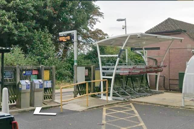 Southern Rail reported at 10.50pm on Wednesday (June 18) that all lines to and from Epsom Downs station (pictured) were blocked. Photo: Google Street View
