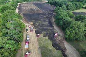 West Sussex fire crews called to tackle Surrey wildfire